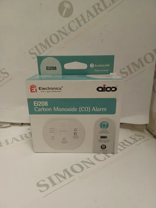 BOXED AICO EI208 STANDALONE CARBON MONOXIDE ALARM