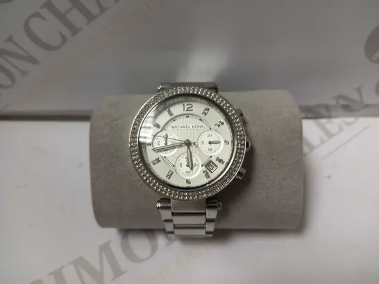 MICHAEL KORS MINI LAURYN STAINLESS STEEL WOMENS WATCH RRP £191