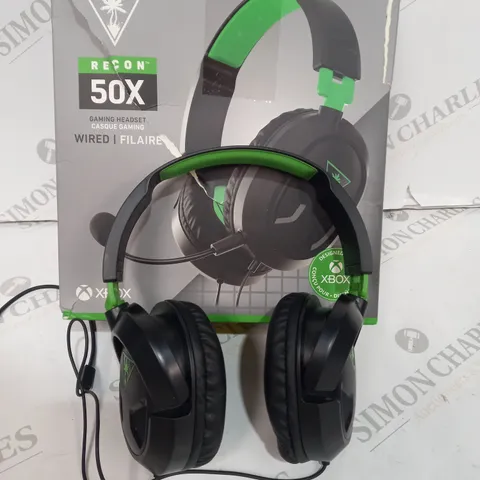 BOXED TURTLE BEACH RECON 50X GAMING HEADSET