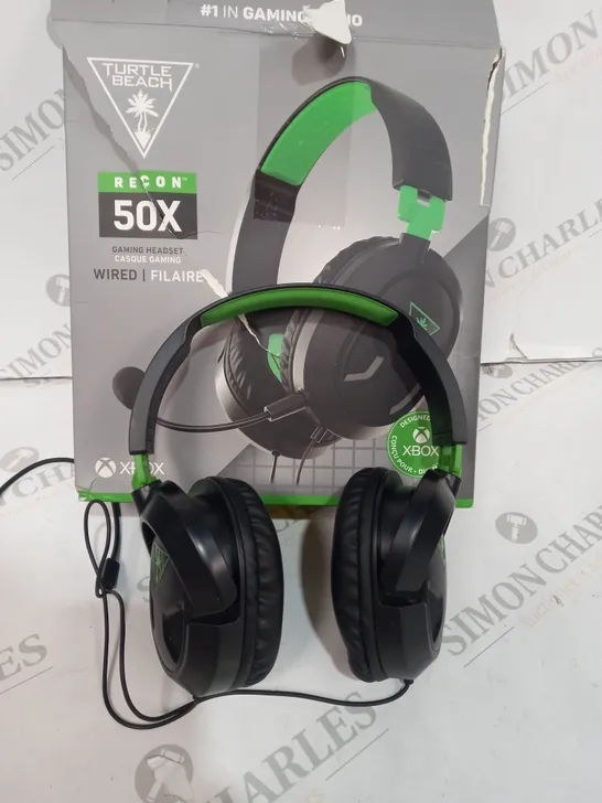 BOXED TURTLE BEACH RECON 50X GAMING HEADSET