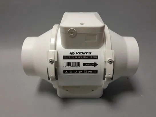 BOXED VENTS VU-TT-100 INLINE EXTRACTOR FAN