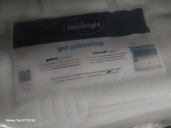 QUALITY BAGGED 5' KINGSIZE SILENTNIGHT GEL PILLOWTOP MATTRESS 