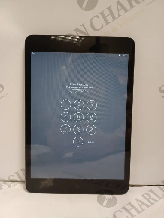 APPLE IPAD MINI MODEL A1432 BLACK