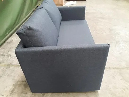 QUALITY DESIGNER HOLLANDER MADE BY ORDER SOFA BED - BLUE FABRIC