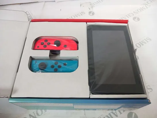 BOXED NINTENDO SWITCH WITH NINTENDO SWITCH SPORTS PRE-INSTALLED