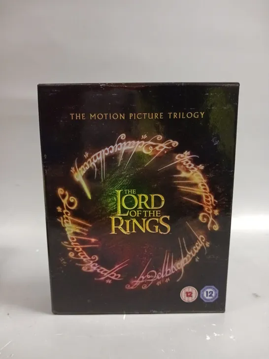 THE LORD OF THE RINGS MOTION PICTURE TRILOGY BLU-RAY 