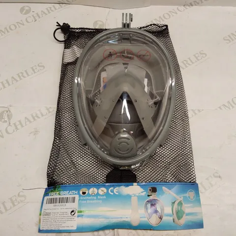 BOXED BRAND NEW FREE BREATH FULL FACE SNORKELING MASK (1 BOX)