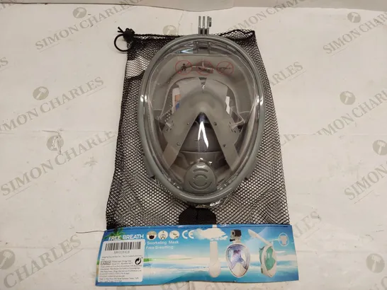 BOXED BRAND NEW FREE BREATH FULL FACE SNORKELING MASK (1 BOX)