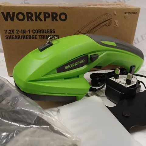 BOXED WORKPRO CORDLESS SHEAR/HEDGE TRIMMER 