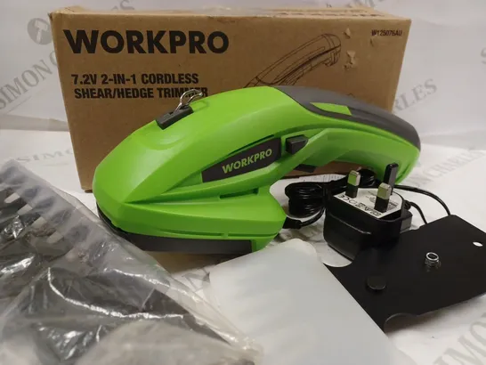 BOXED WORKPRO CORDLESS SHEAR/HEDGE TRIMMER 