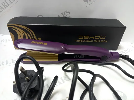 BOXED DSHOW PROFESSIONAL HAIR IRON CRIMPING TOOL 