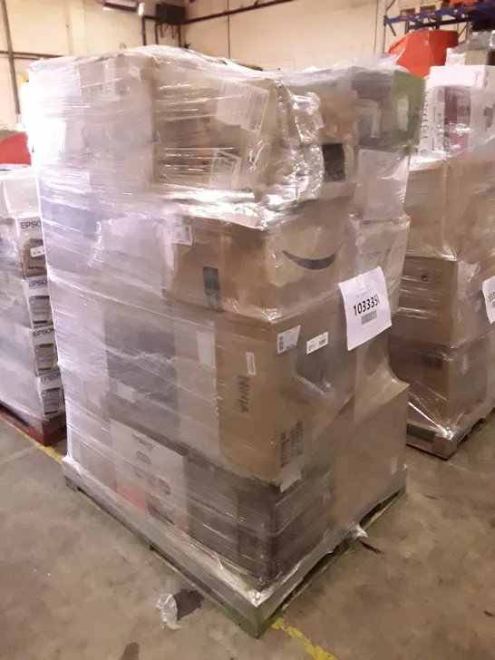 PALLET OF APPROXIMATELY 28 UNPROCESSED RAW RETURN HOUSEHOLD AND ELECTRICAL GOODS TO INCLUDE;