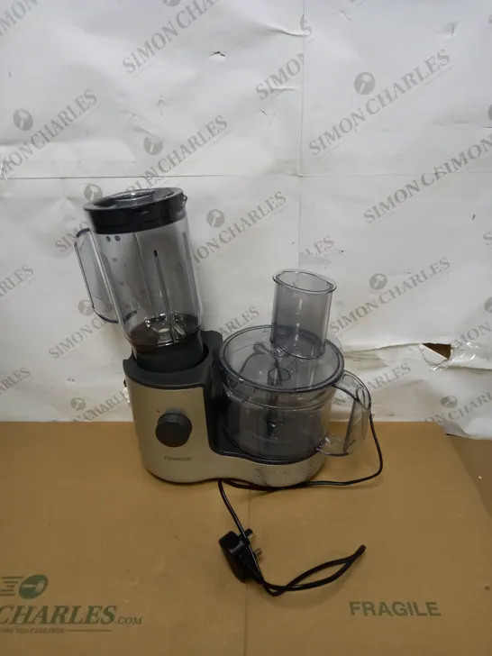 KENWOOD COMPACT FOOD PROCESSOR - SILVER AND GREY