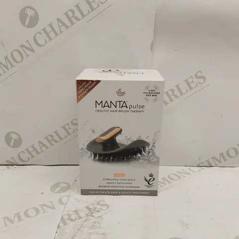 BOXED MANTA PULSE HEALTHY HAIR BRUSH THERAPY (1 BOX)