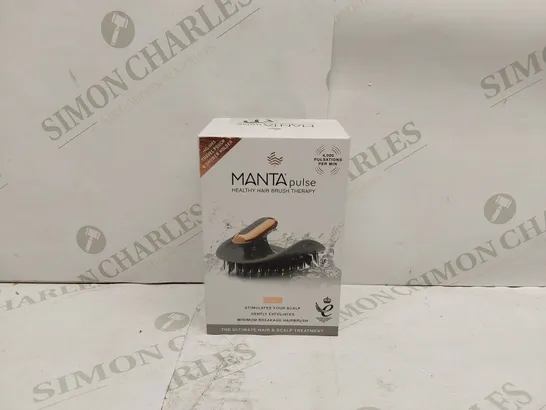 BOXED MANTA PULSE HEALTHY HAIR BRUSH THERAPY (1 BOX)