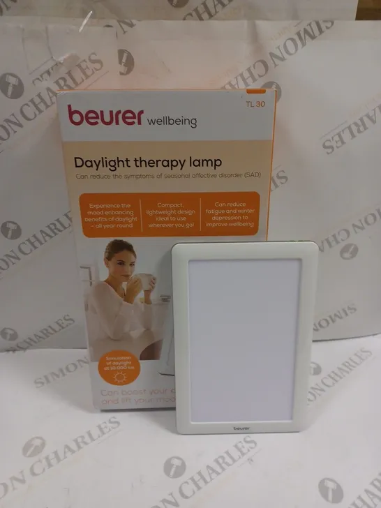 BOXED BEURER TL30 WELLBEING DAYLIGHT THERAPY LAMP 