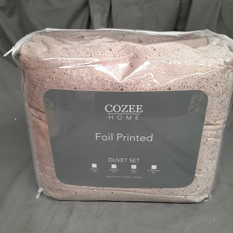 OUTLET COZEE HOME ULTRASUEDE & VELVETSOFT 4 PIECE DUVET SET