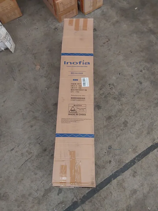 BRAND NEW BOXED INOFIA 5FT KING SIZE MEMORY FOAM SPRUNG MATTRESS 