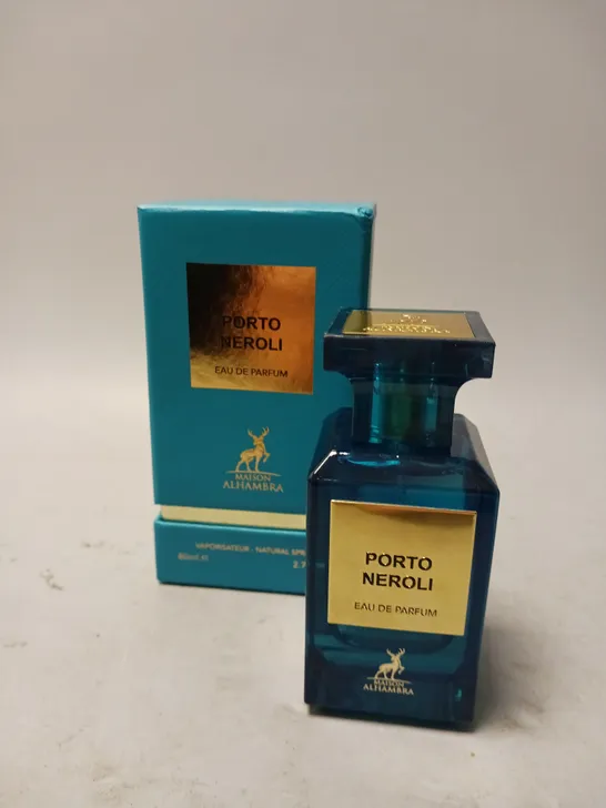 BOXED PORTO NEROLI EAU DE PARFUM MAISON ALHAMBRA 80ML