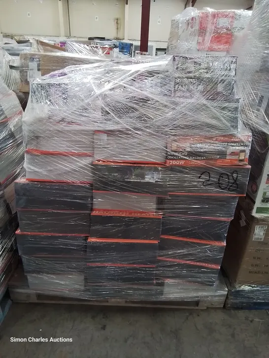 PALLET OF APPROXIMATELY 60 ASSORTED FAN HEATERS