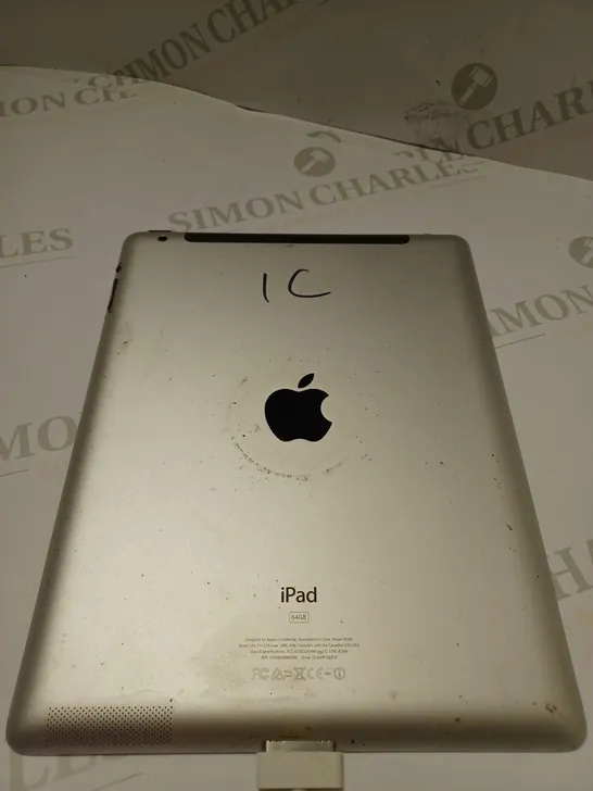 APPLE IPAD 64GB MODEL A1396