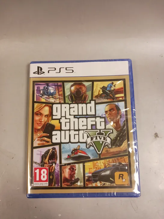 SEALED GRAND THEFT AUTO 5 FOR PS5 