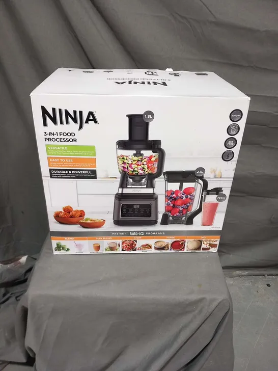 BOXED NINJA 3 IN 1 FOOD PROCESSOR BN800UK