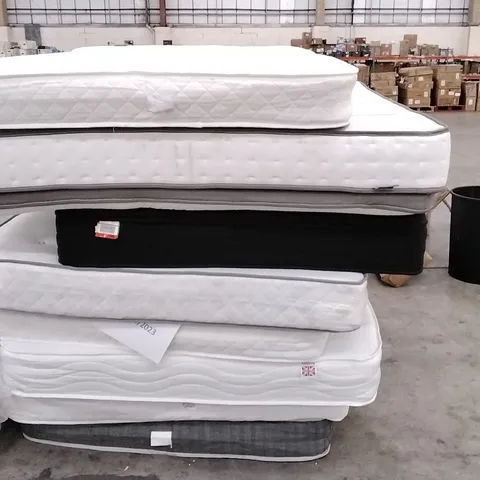 STACK OF APPROXIMATELY 8 QUALITY ASSORTED MATTRESSES