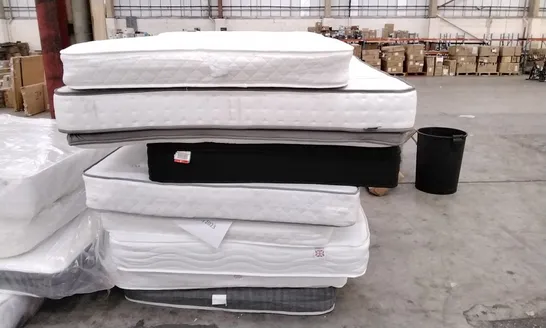 STACK OF APPROXIMATELY 8 QUALITY ASSORTED MATTRESSES