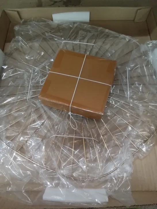 BOXED MY HOME LARGE DECORATIVE WIRE WALL CLOCK 