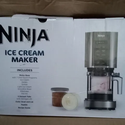 NINJA CREAMI ICE CREAM & DESSERT MAKER (NO TUBS)