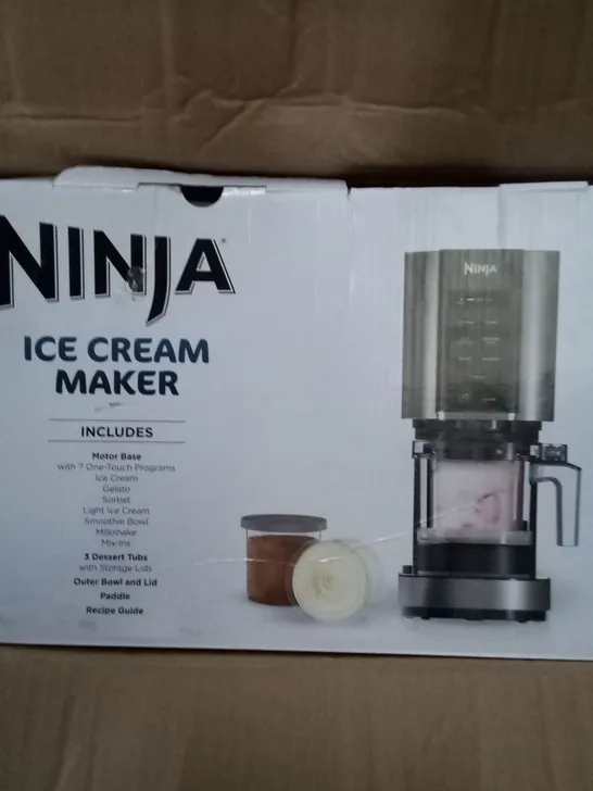 NINJA CREAMI ICE CREAM & DESSERT MAKER (NO TUBS)