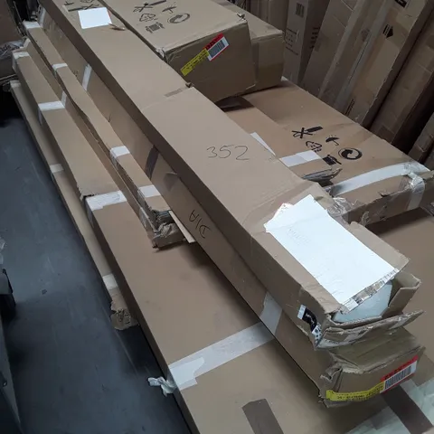 PALLET OF ASSORTED FLAT PACK BED PARTS