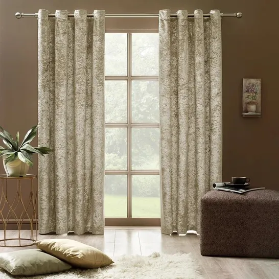 BAGGED BANKS ROOM DARKENING EYELET CURTAIN, SIZE NOT SPECIFIED 