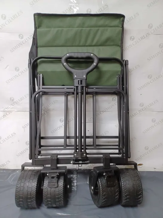 FOLDING STORAGE WAGON IN GREEN