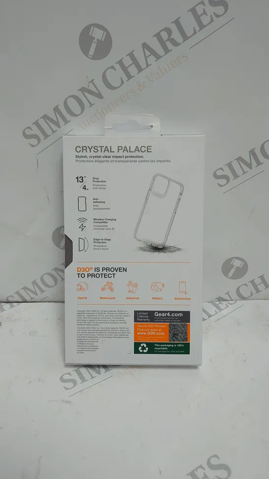 BOXED GEAR4 CRYSTAL PALACE NEW IPHONE 2020 5.3" CLEAR CASE