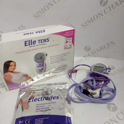 BOXED ELLE TENS PAIN RELIEF DEVICE 