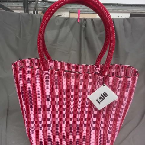 LALO STRING PLASTIC HANDBAG