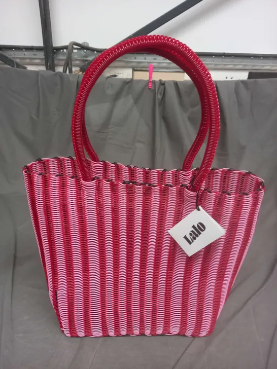 LALO STRING PLASTIC HANDBAG