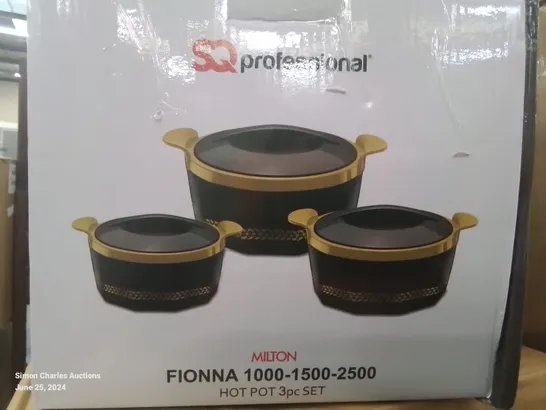 BOXED SQ PROFESSIONAL FIONA 3PC INSULATED HOT POT SET