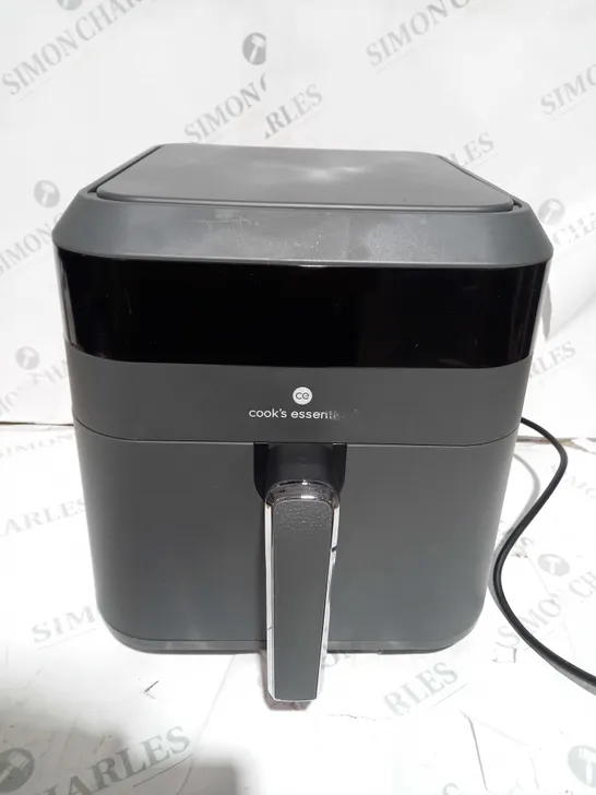 COOK'S ESSENTIALS 5.8L AIR FRYER IN SLATE GREY