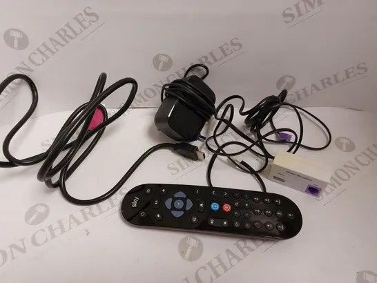 BOXED SKY Q REMOTE WITH HDMI CABLE AND ETHERNET CABLE