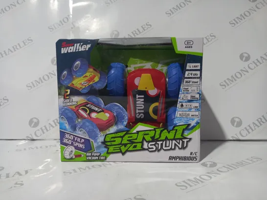 BOXED SUPER WALKER SPRINT EVO STUNT AMPHIBIOUS R/C CAR