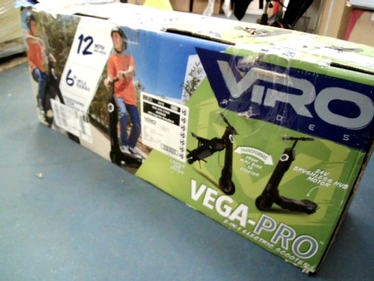 VIRO RIDES VR 550E ELECTRIC SCOOTER - GREY/BLACK RRP £109.99