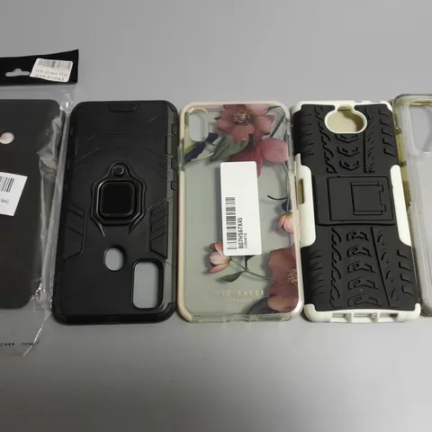 LOT OF 5 ASSORTED PHONE CASES