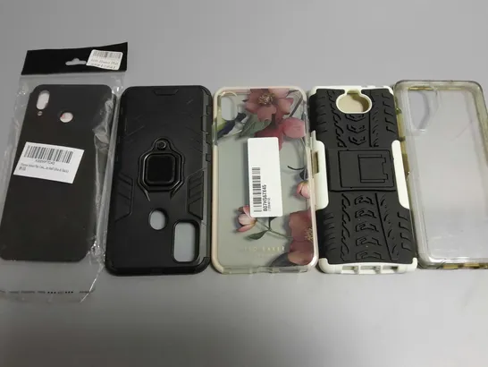 LOT OF 5 ASSORTED PHONE CASES