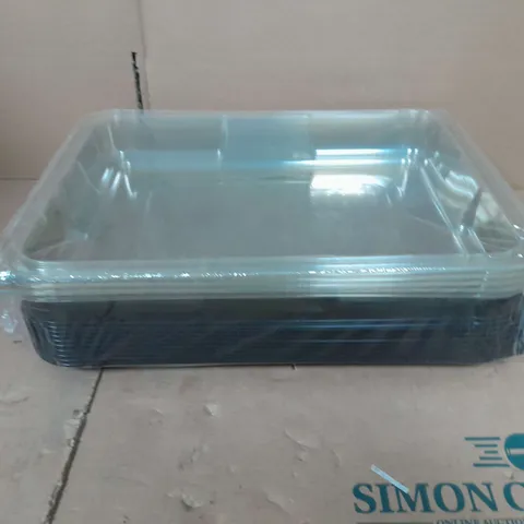 CATERLINE - BOX OF FOOD TRAYS WITH LIDS