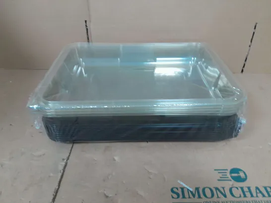 CATERLINE - BOX OF FOOD TRAYS WITH LIDS