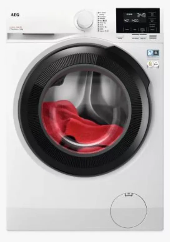 AEG PROSENSE TECHNOLOGY 8KG WASHING MACHINE WITH 1400 RPM - WHITE - A RATED Model LFR61844B RRP £542