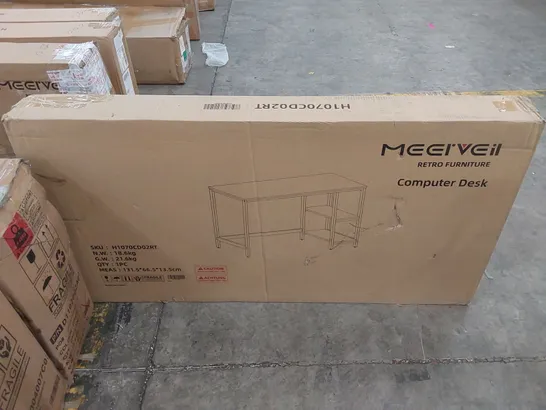 BOXED MEEIVEIL COMPUTER DESK (1 BOX)